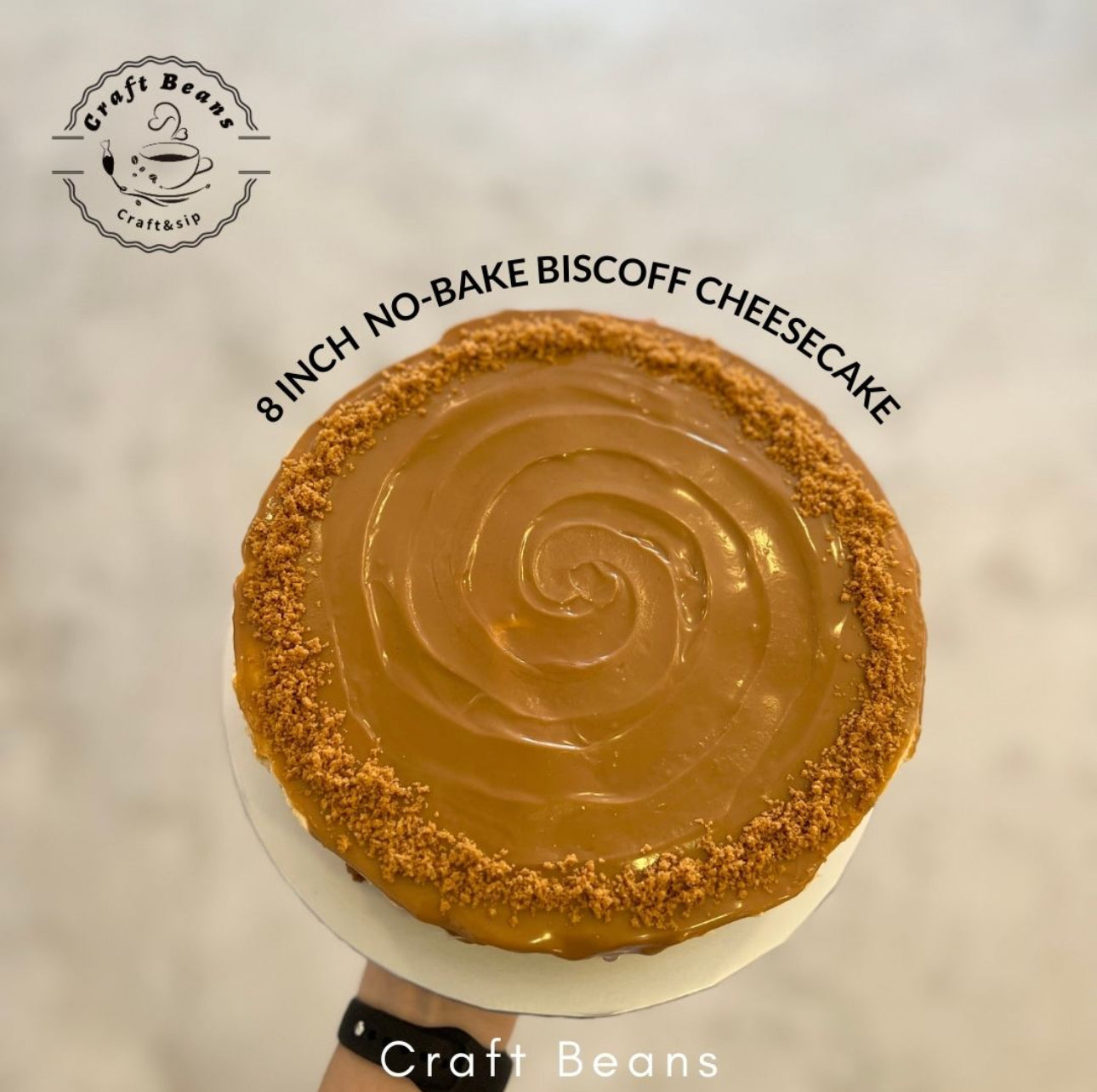 No-Bake Biscoff Cheesecake